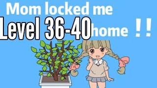 Mom Locked Me Home Day 36 37 38 39 40 Level Android iOS Walkthrough Solution Room Escape Game