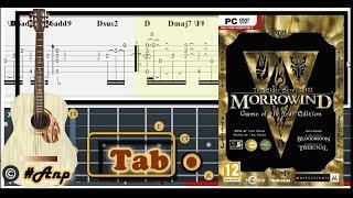 Guitar Tab - Call of Magic (The Elder Scrolls III: Morrowind) OST Fingerstyle Tutorial #Anp