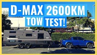 ISUZU D-MAX 2600km Towing Test! | 2021 Isuzu DMAX X-Terrain Build Series