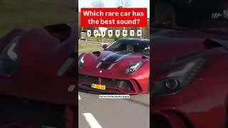 Best sounding hypercars, which one wins?  #ferrarilaferrari #paganihuayra #bugattibolide