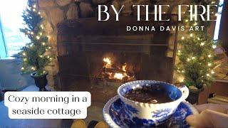 Quiet Morning in a seaside Cottage | Christmas Trees | Life in New England