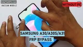 Frp bypass Samsung A30 SM-A305F android 10 without pc