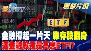 金融撐起一片天 靠存股翻身 選金融股還是高息ETF！？｜金臨天下 20241014@tvbsmoney