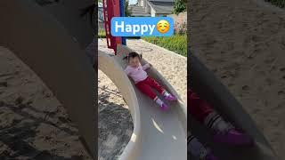 Baby Angie Happy Slide #cute #funny #happy #shorts