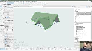 Как создать сложную кровлю в Архикад. Вопрос от подписчика.