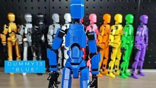 BLUE | DUMMY 13 REVIEW | #t13  | DUMMY 13 ASSEMBLY | ACTION FIGURE