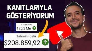 Youtube’dan Yılda 200.000 Dolar Kazanan Kanal | %100 KANITLI