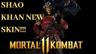 mortal kombat 11 NEW SHAO KHAN SKIN AND NEW IN GAME DETAILS