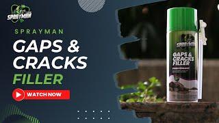 Seal Gaps & Cracks Like a Pro with SPRAYMAN Gaps  & Cracks Filler