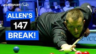 Mark Allen's Super 147 Break! | Northern Ireland Open 2021 | Eurosport Snooker