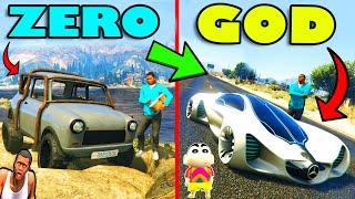 Franklin Upgrading ZERO To GOD SPORTS CAR in GTA 5 | SHINCHAN and CHOP