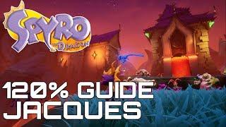 Spyro The Dragon (Reignited) 120% Guide JACQUES (ALL GEMS, EGGS, DRAGONS...)