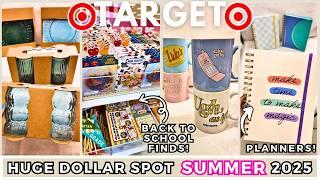 HUGE TARGET DOLLAR SPOT SUMMER 2025 SHOP WITH ME | HOME ORGANIZATION + SCHOOL SUPPLY | SHOPPING VLOG