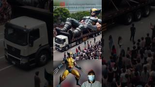 Superheroes as a giantman part 2Avengers vs DC-All Marvel Chaaracters #aigenerated #marvel #dc