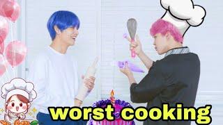 Tae vs Jimin cooking // Hindi dubbing // Part-4