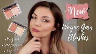 NEW WAYNE GOSS WEIGHTLESS VEIL BLUSH PALETTES | Spring 2022 Launch, Try On and Comparison Swatches