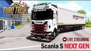 ETS2 1.33х●RusMap + Казахстан + ЮГ●Scania S NEXT GEN●Live Stream●На руле Logitech G27