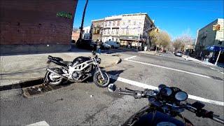 Ducati NYC vlog 32 - Brooklyn Dead Street. No Witnesses.