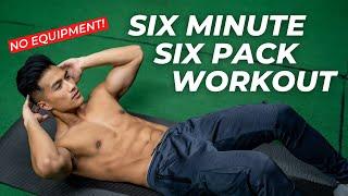 6 MIN SIX PACK WORKOUT / No Equipment, At Home | Jeremy Sry