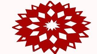 Paper Cutting design -How to make Easy paper cutting  Flowers? DIY Kirigami Tutorial step by step.