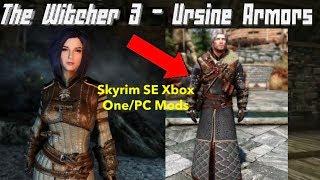 The Witcher 3 - Ursine Armors Skyrim SE Xbox One/PC Mods