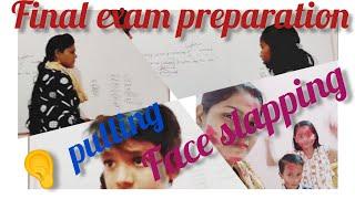 Vlog 21 #punishments | Punishment video| Face slapping| Ear  pulling #exampreparation #finallexam