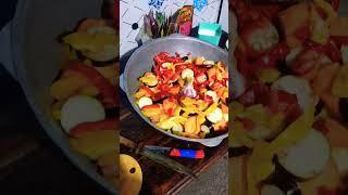 домляма по узбекски в казане на костре. очень вкусное блюдо #дымляма #домляма #поузбекски