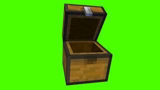 Minecraft Chest Opening Animation Green Screen