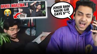 Joker Falls Out Of Chair While Live Streaming