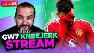 WILDCARD FAILURE  | FPL KNEEJERK GAMEWEEK 7 | LIVE Q&A | Fantasy Premier League Tips 2024/25