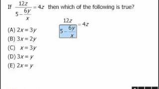 GRE Math Tricks: The "Something" Method for complicated equations