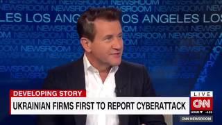 Robert Herjavec Talks "Petya" Ransomware Attack on CNN