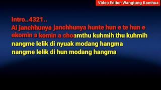 Ai Janchhonya Karaoke With Lyrics || Nocte Karaoke || Manlang Agi