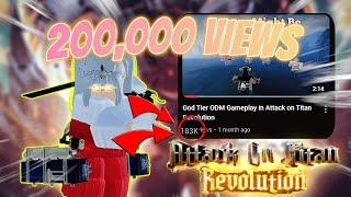 I Recreated "God Tier ODM Gameplay" VIRAL Video in Attack on Titan Revolution...