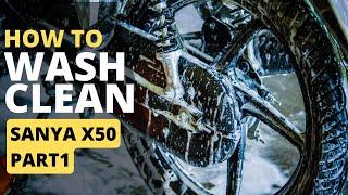 Get Your Motorcycle SANYA X50 Sparkling Clean with These Simple Techniques PART 1