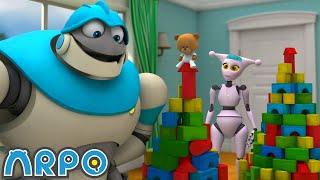 Playdate Problems with Nannybot!! | ARPO The Robot | Funny Kids Cartoons | Kids TV Full Episodes