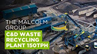 C&D Waste Recycling Wash Plant Installed in Glasgow for Malcolm Group - CDE Projects