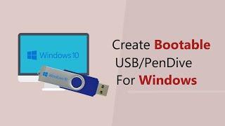 Windows 10 Bootable USB - Bootable Pendrive Kaise Banaye/Create Windows 10 Bootable USB Drive 2021