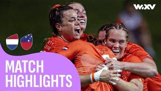 The most DRAMATIC of endings  | Netherlands v Samoa | Highlights | WXV 3