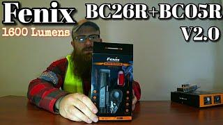 Фонарик для велосипеда Fenix BC26R + BC05R  Обзор. Велофара. Сравнение с велофарой Феникс BC35R