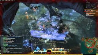 GW2 Tequatl Melee - Fear and Waves