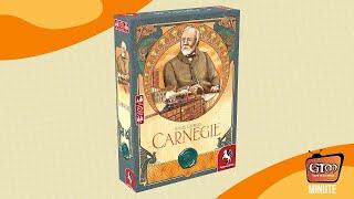 Carnegie by Pegasus Spiele | Game Trade Minute | (A 60 Second Snapshot)