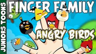 ANGRY BIRDS FINGER FAMILY SONG #ANGRYBIRDS #FINGERFAMILY | JUNIORS TOONS