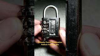 Unknown Combination Padlock #padlock #lock #security #combination #combo #old