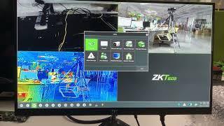 ZKTeco Monitor for office/home use ZD22-2K-A, 22″1080p LED FHD Monitor, connecting to NVR