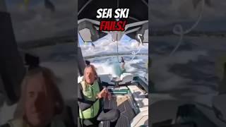 Sea Ski Fail! Funny Video! #worldnewads #sea #funny #ski #shortvideo #funnyshorts