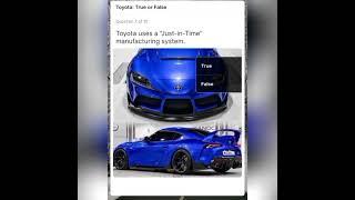 Toyota True or False .hich quiz app answers help tech view @helptechquizze #bestearngapp #earingapph