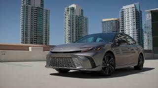 2025 Toyota Camry XSE Hybrid AWD - Heavy Metal & Midnight Black Metallic roof - Static exterior view