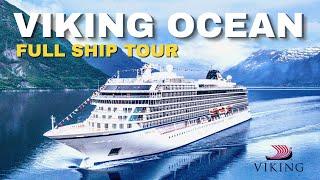 Viking Ocean Cruises | Full Ship Walkthrough Tour & Review 4K | Viking Saturn