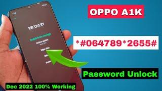 OPPO A1k Password Unlock | Oppo Mobile Ka Lock Kaise Tode 2022 Without Pc By Hard Reset Oppo A1k